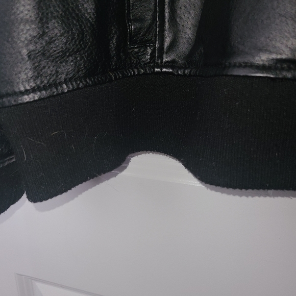 Leather Bomber Jacket - Picture 7 of 7